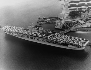 USS Yorktown with air group