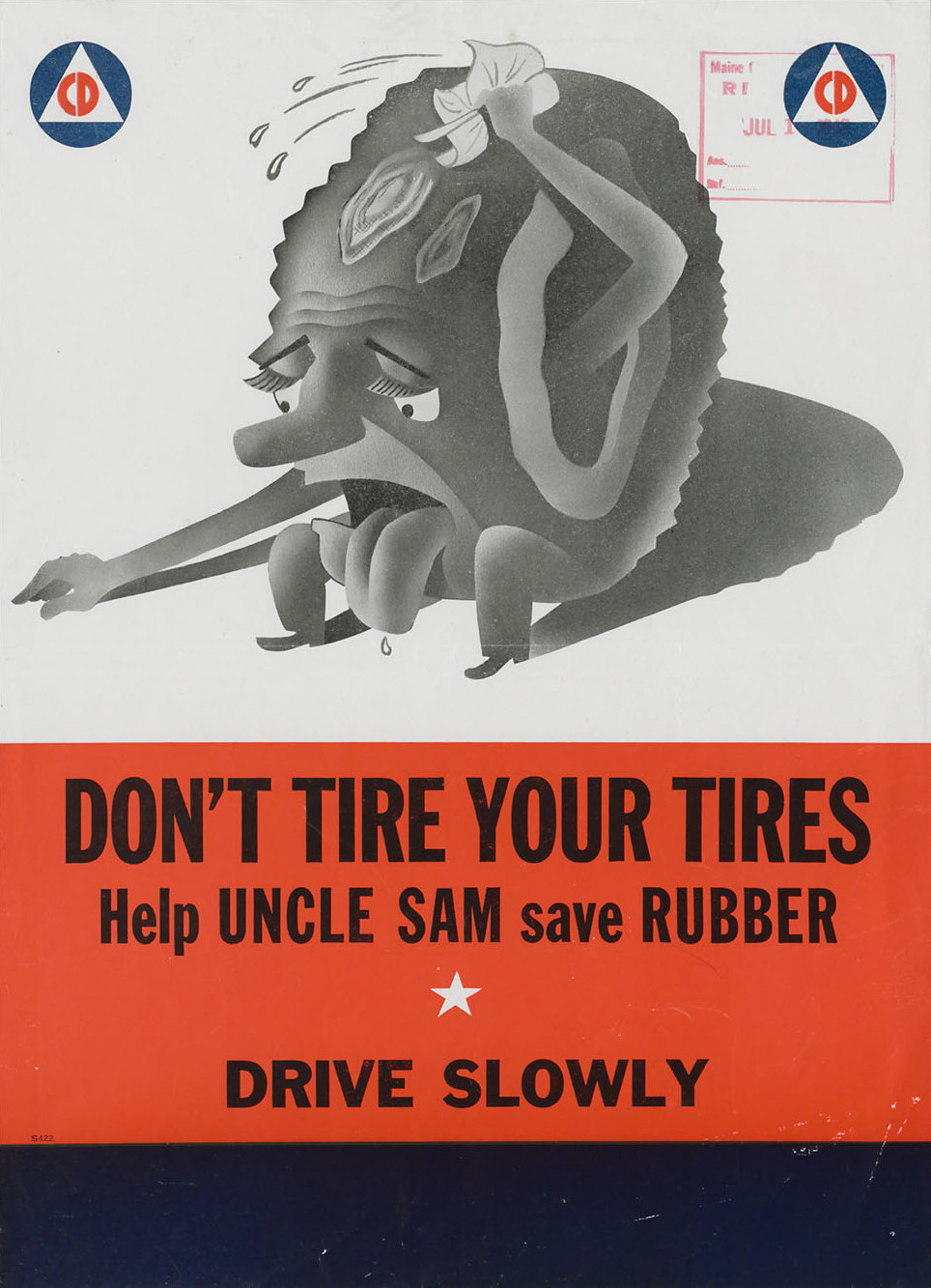 1941-1945-Dont-tire-your-tires-Help-Uncle-Sam-save-rubber-Drive-Slowly