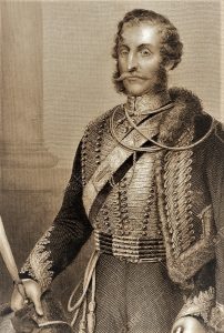 9625113-Lieutenant-General-James-Thomas-Brudenell-7th-Earl-of-Cardigan-1797-1868-on-engraving-from-1800s-Off-Stock-Photo