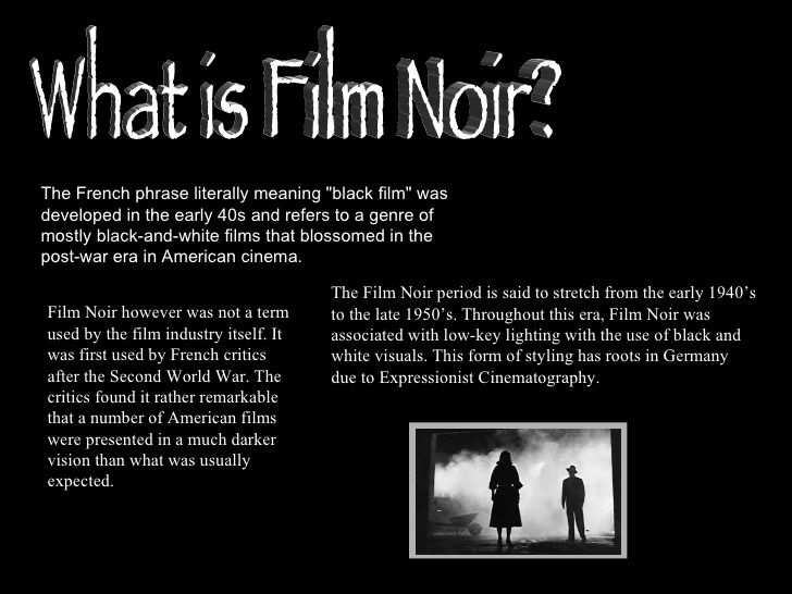 Film noir, Definition, Movies, & Facts